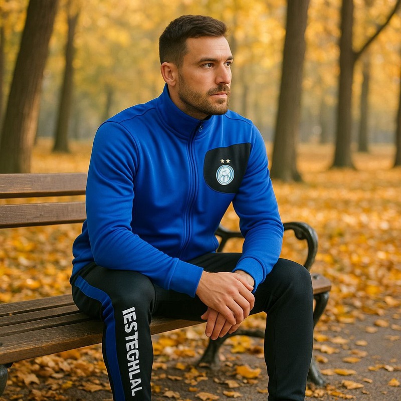 ست سوئیشرت شلوار استقلال مدل Blue Army