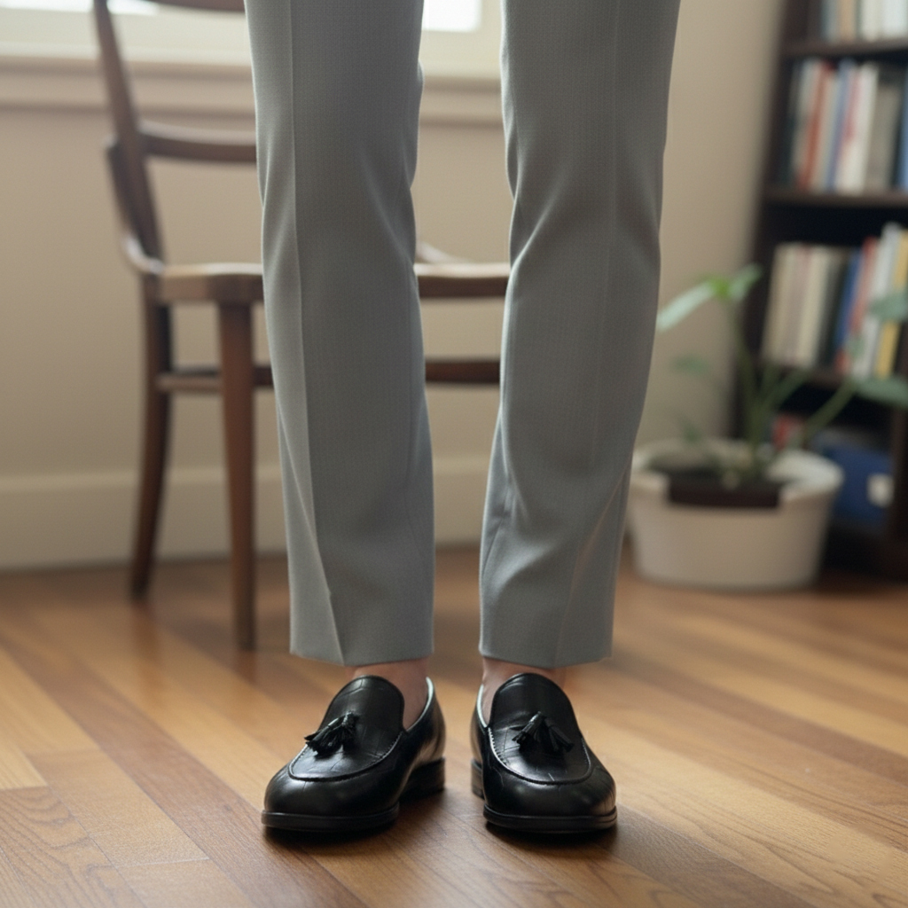 کفش کالج مردانه مشکی مدل Parang